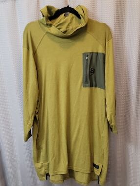 Kevin Durant Nike Olive 3/4-Sleeve Shooting Hoodie Performance Shirt Size XXL